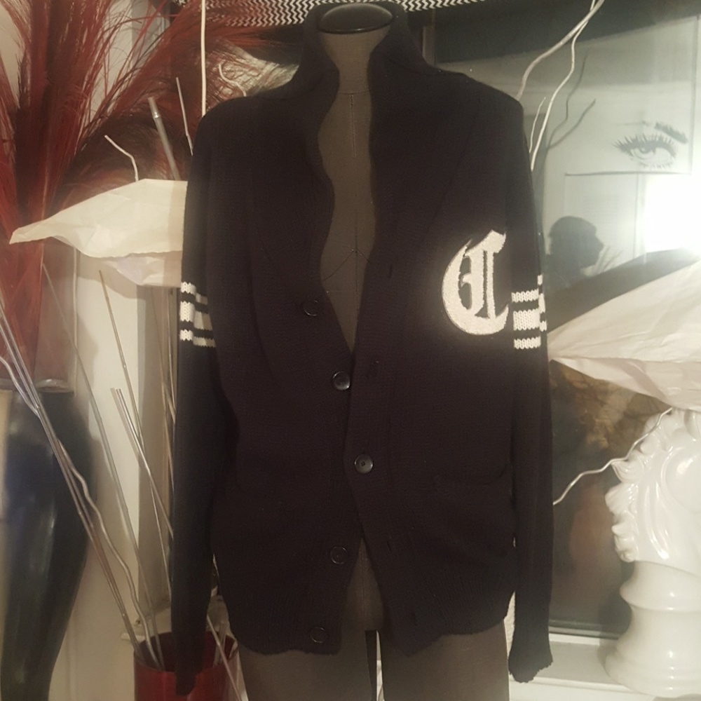 Springfield Classic Cardigan black and white